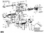 Bosch 0 601 105 803  Drill 220 V / Eu Spare Parts
